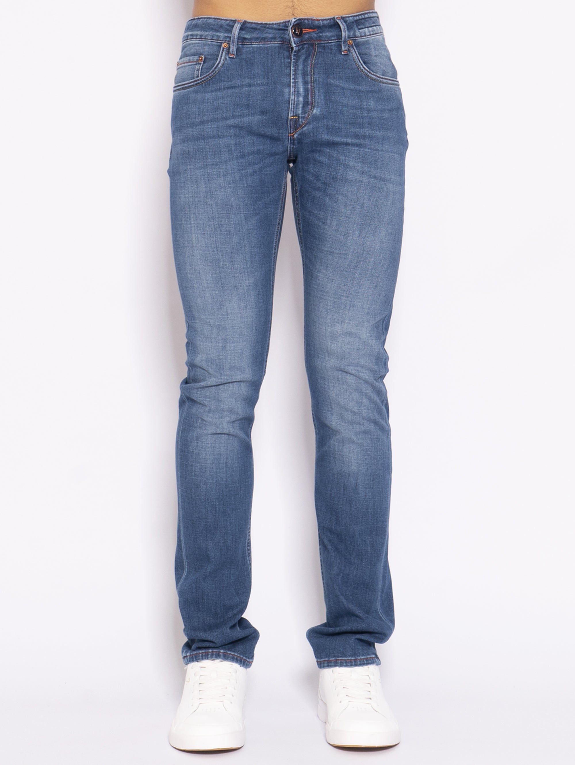 HAND PICKED-Jeans Regular Ravello Blu-TRYME Shop