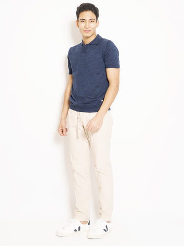 Pantalon avec cordon beige