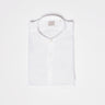 XACUS-Camicia Coreano in Lino Bianco-TRYME Shop