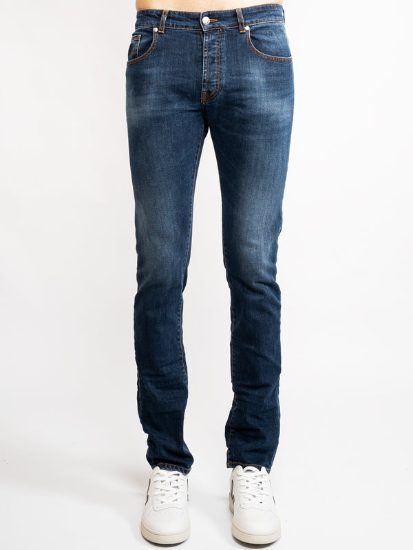 JOHN RICHMOND-Jeans Skinny Fit Blu-TRYME Shop