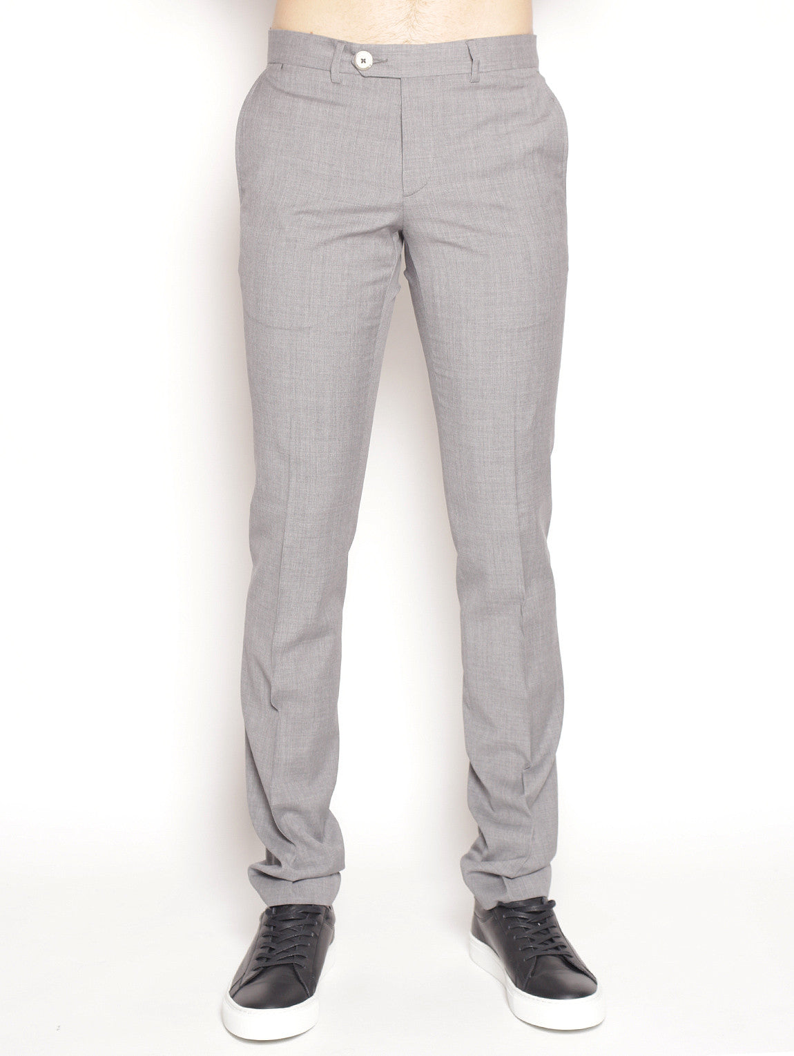 MANUEL RITZ-Pantalone elegante slim fit 2232P1858 170000 Grigio-TRYME Shop