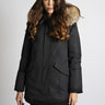 WOOLRICH-Giaccone Parka in Shape Memory Nero-TRYME Shop