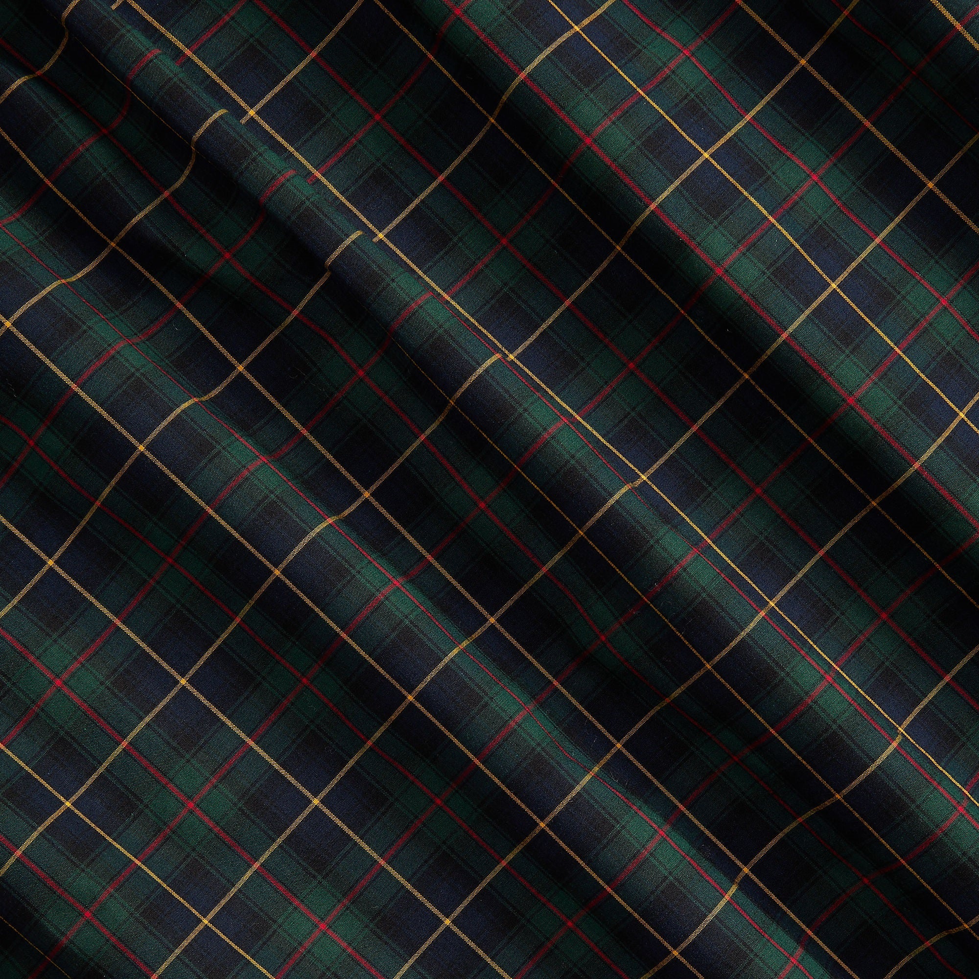 Green / Blue Scottish Check Shirt