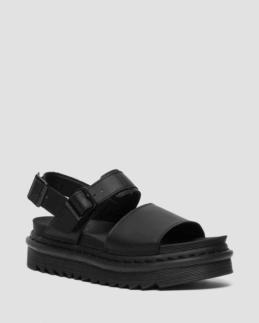 Black Hydro Voss Sandals