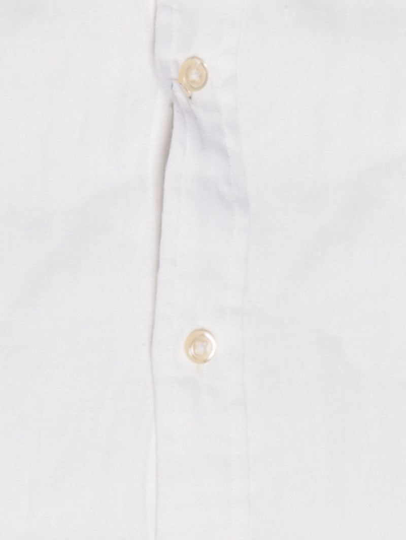 Camicia in Lino Slim Fit Bianco