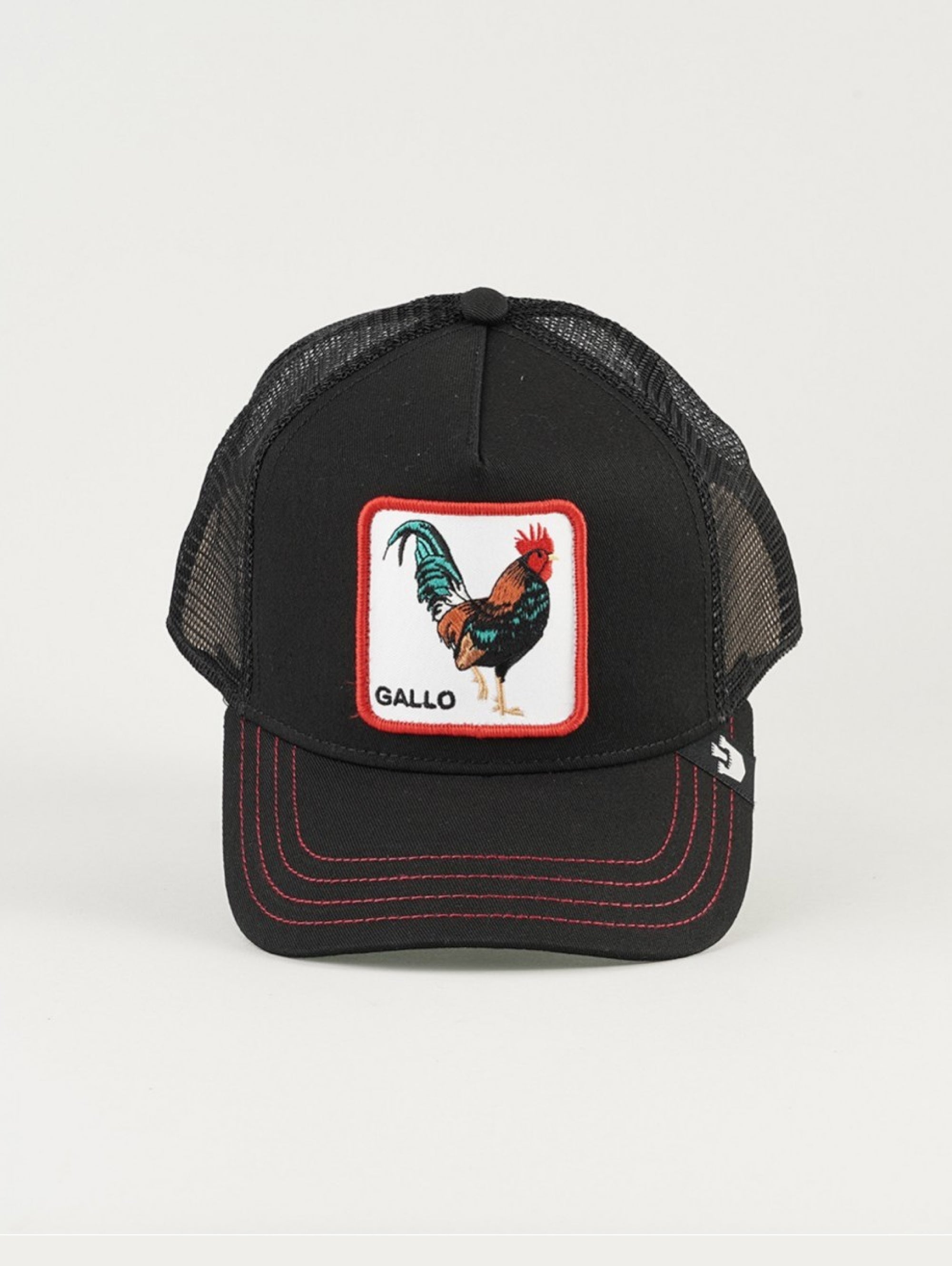 Trucker hat with El Gallo patch