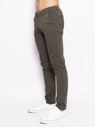 Pantaloni Sartoriali - BG03 Verde-Pantaloni-BRIGLIA-TRYME Shop
