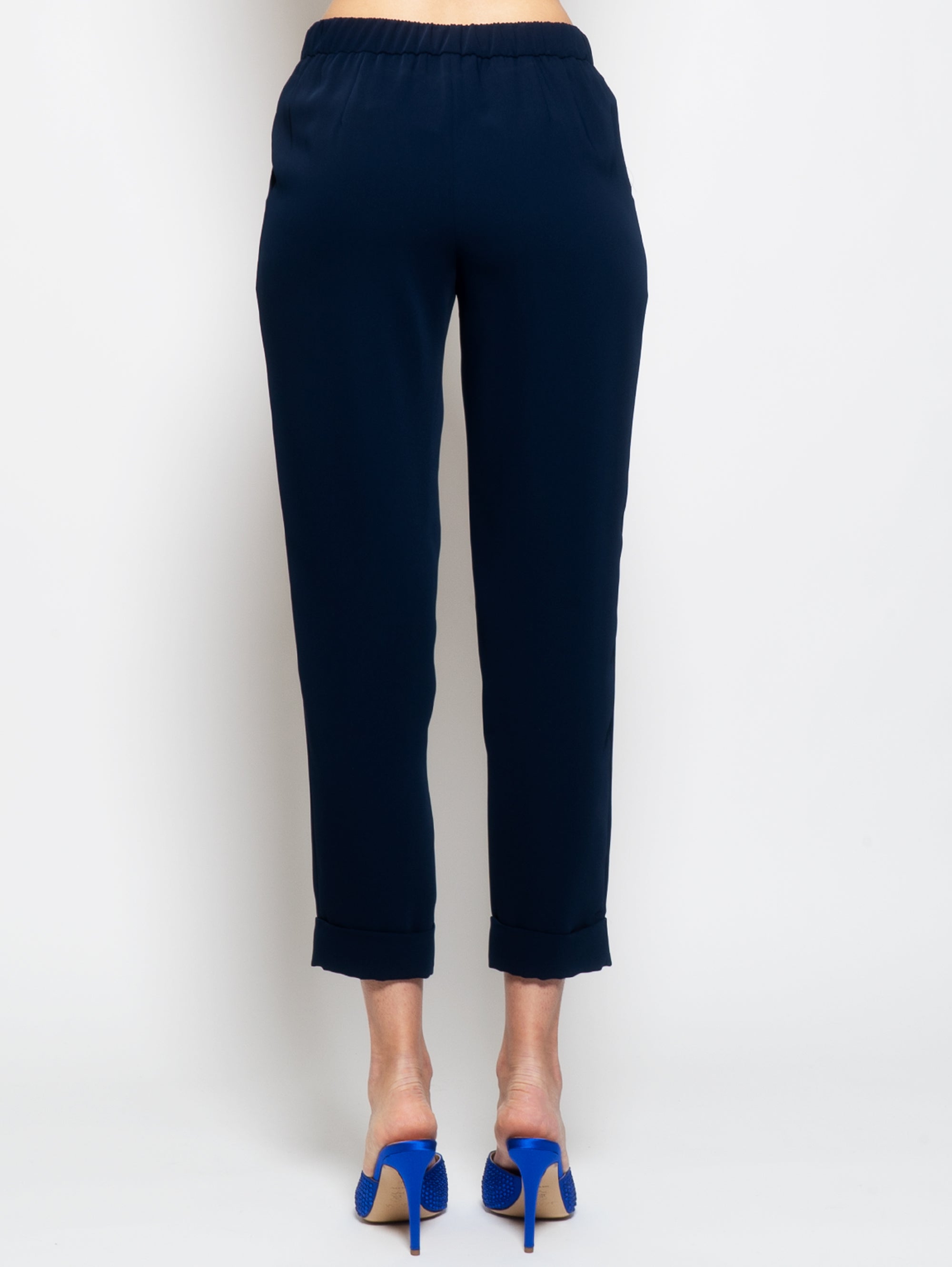 Blue Cady trousers