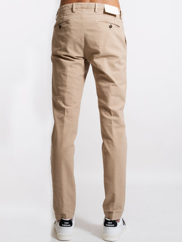 Sand Cotton Gabardine Pants