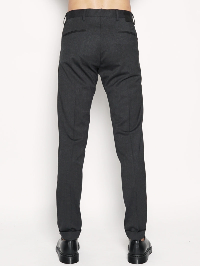 Pantaloni sartoriali in cotone stretch - BG03S Grigio-Pantaloni-Briglia 1949-TRYME Shop