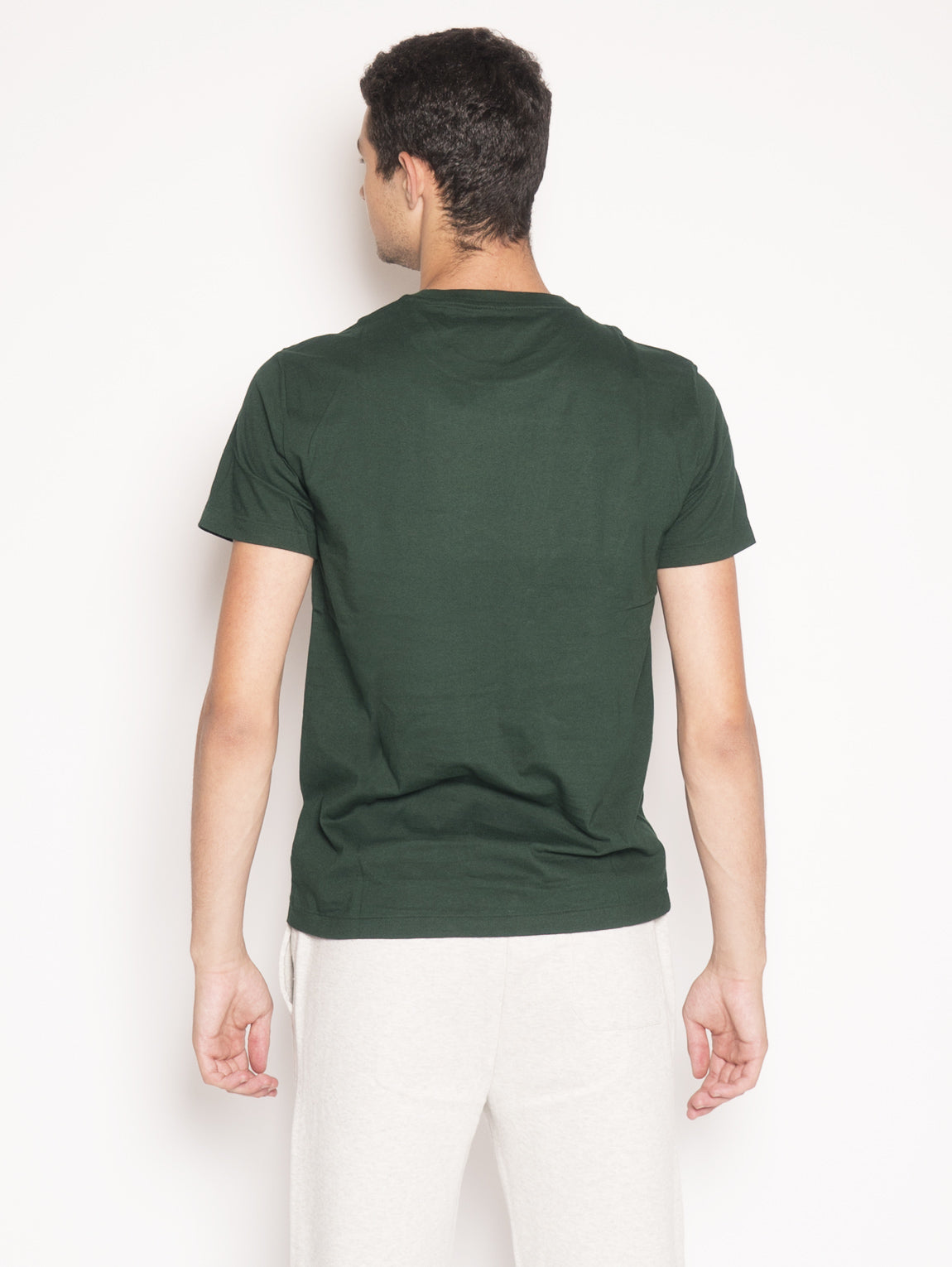 Grünes T-Shirt aus Baumwolle