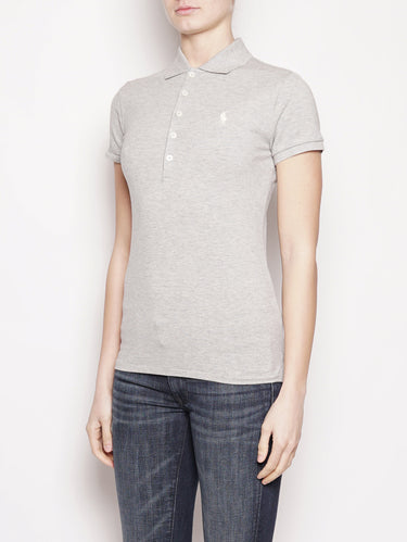 Polo stretch Slim-Fit Grigio-Polo-RALPH LAUREN-TRYME Shop