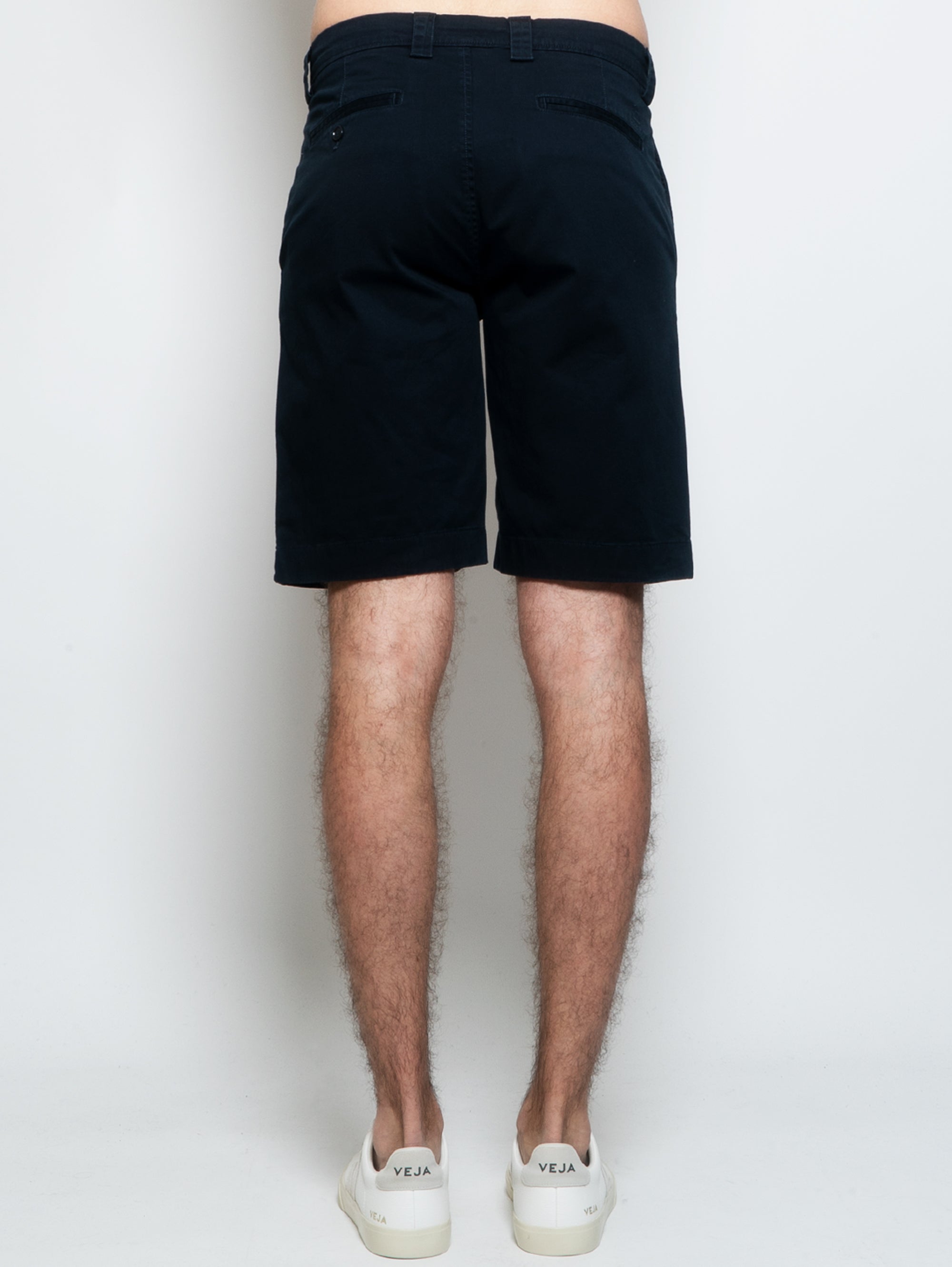 Shorts Chino in Cotone Blu