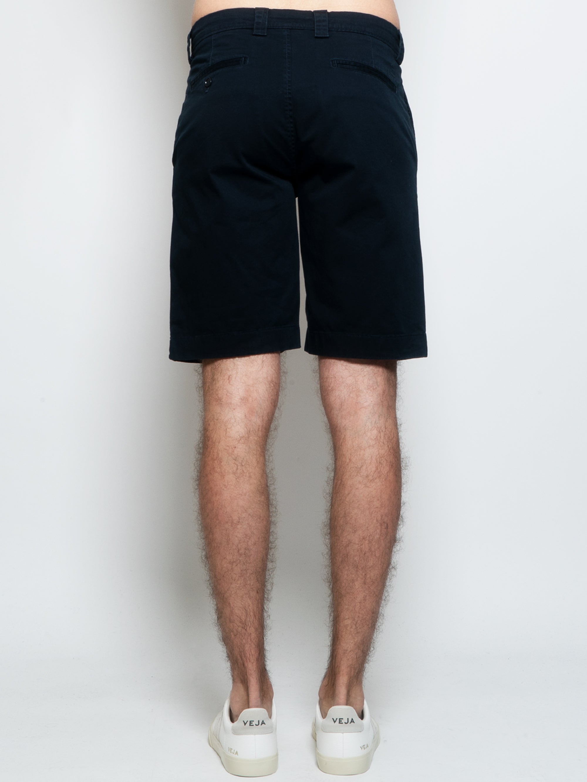 Chino-Shorts aus blauer Baumwolle