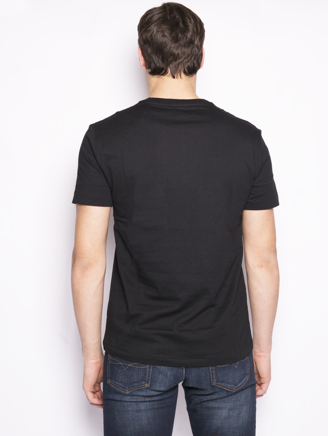 Maglietta in cotone Custom Slim-Fit Nero-T-shirt-RALPH LAUREN-TRYME Shop