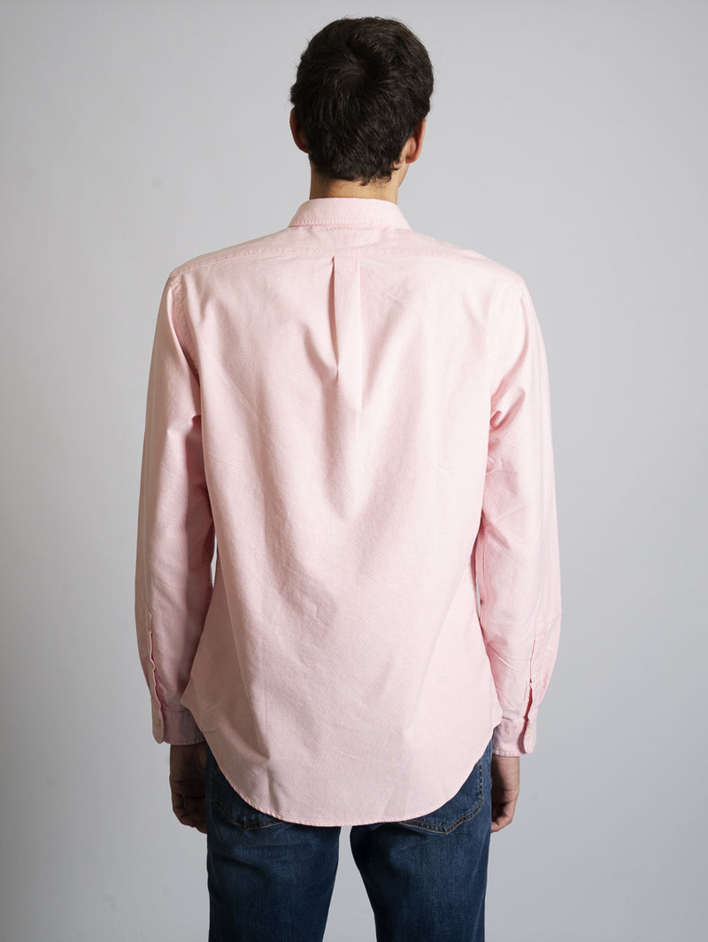 Camicia in Cotone Oxford Rosa
