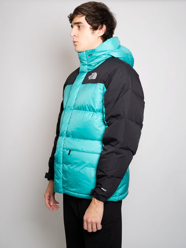 Green/Black Color Block Puffer Jacket