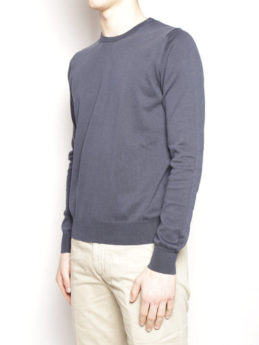 Maglia girocollo Blu Navy-Maglieria-Alpha studio-TRYME Shop