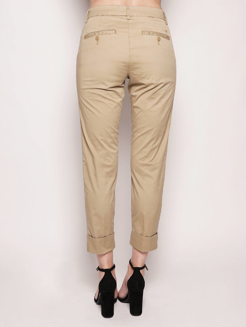 Pantaloni chino tinto capo Beige-Pantaloni-CLOSED-TRYME Shop