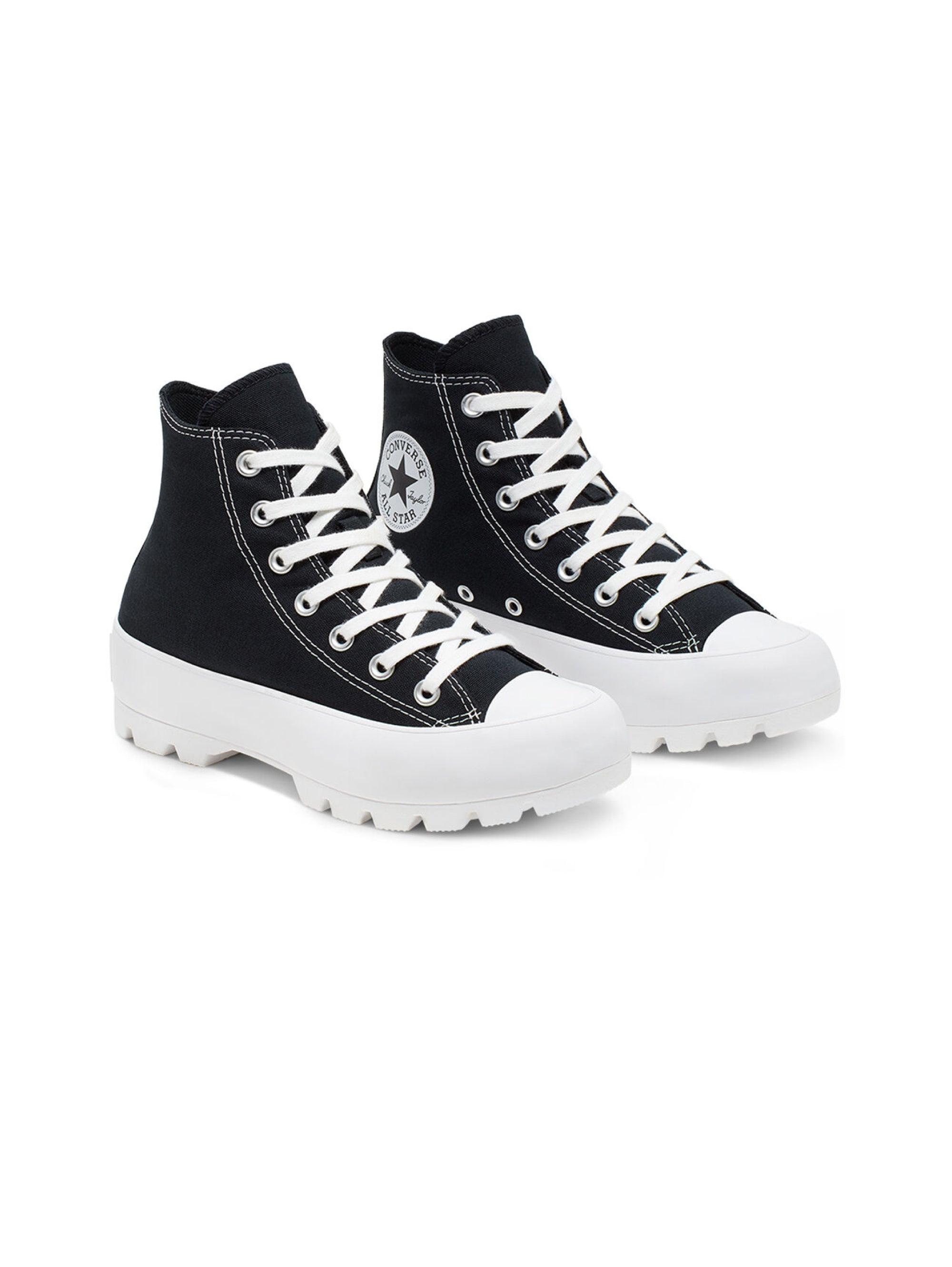 Canvas Sneakers with Black Notched Sole