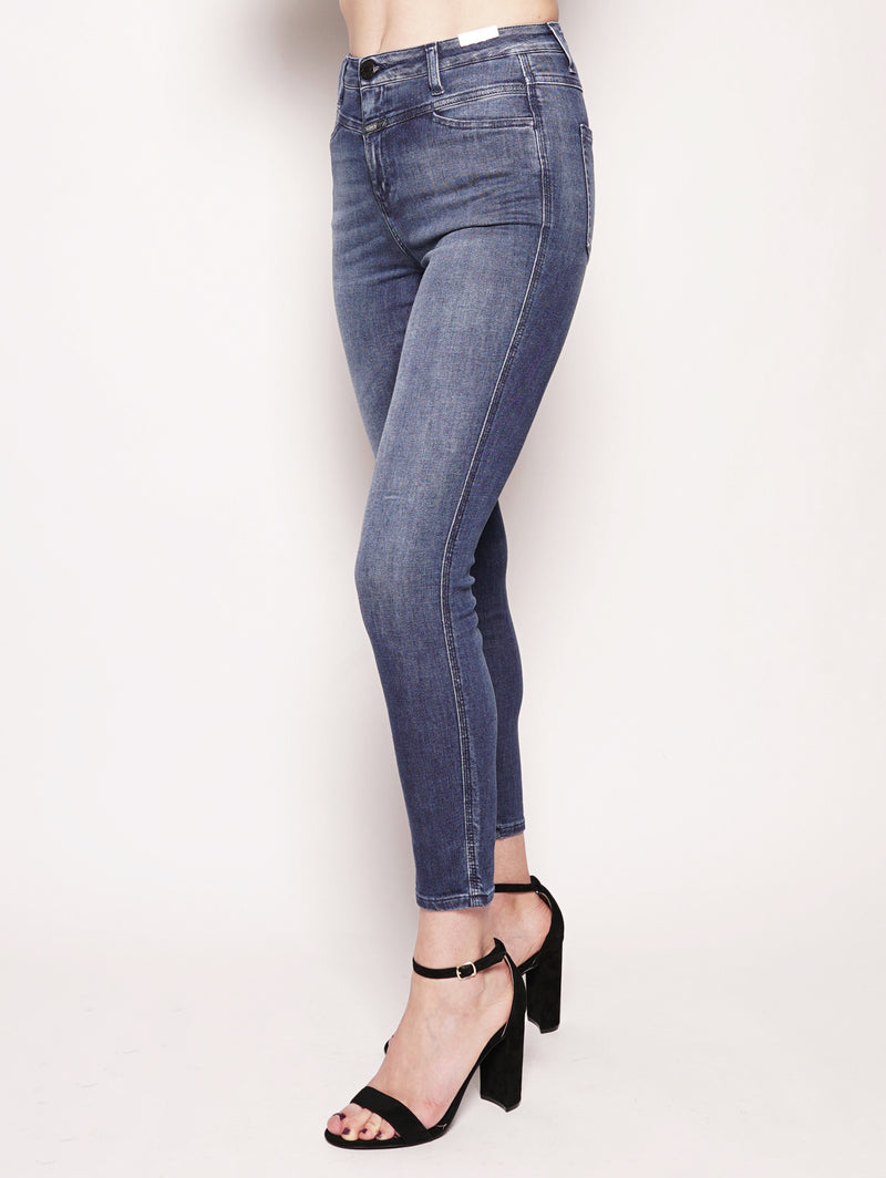 Skinny Pusher Blue Stretch Denim Denim-Jeans-CLOSED-TRYME Shop