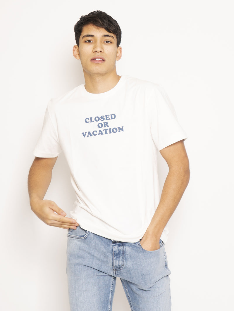 CLOSED-T-shirt con Stampa Bianco-TRYME Shop