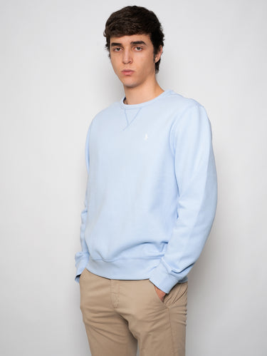 Felpa Girocollo Blu
