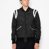 GIORGIO BRATO-Bomber Varsity Reversibile Nero/Verde-TRYME Shop