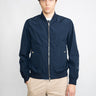 WOOLRICH-Bomber in Tessuto Blu-TRYME Shop