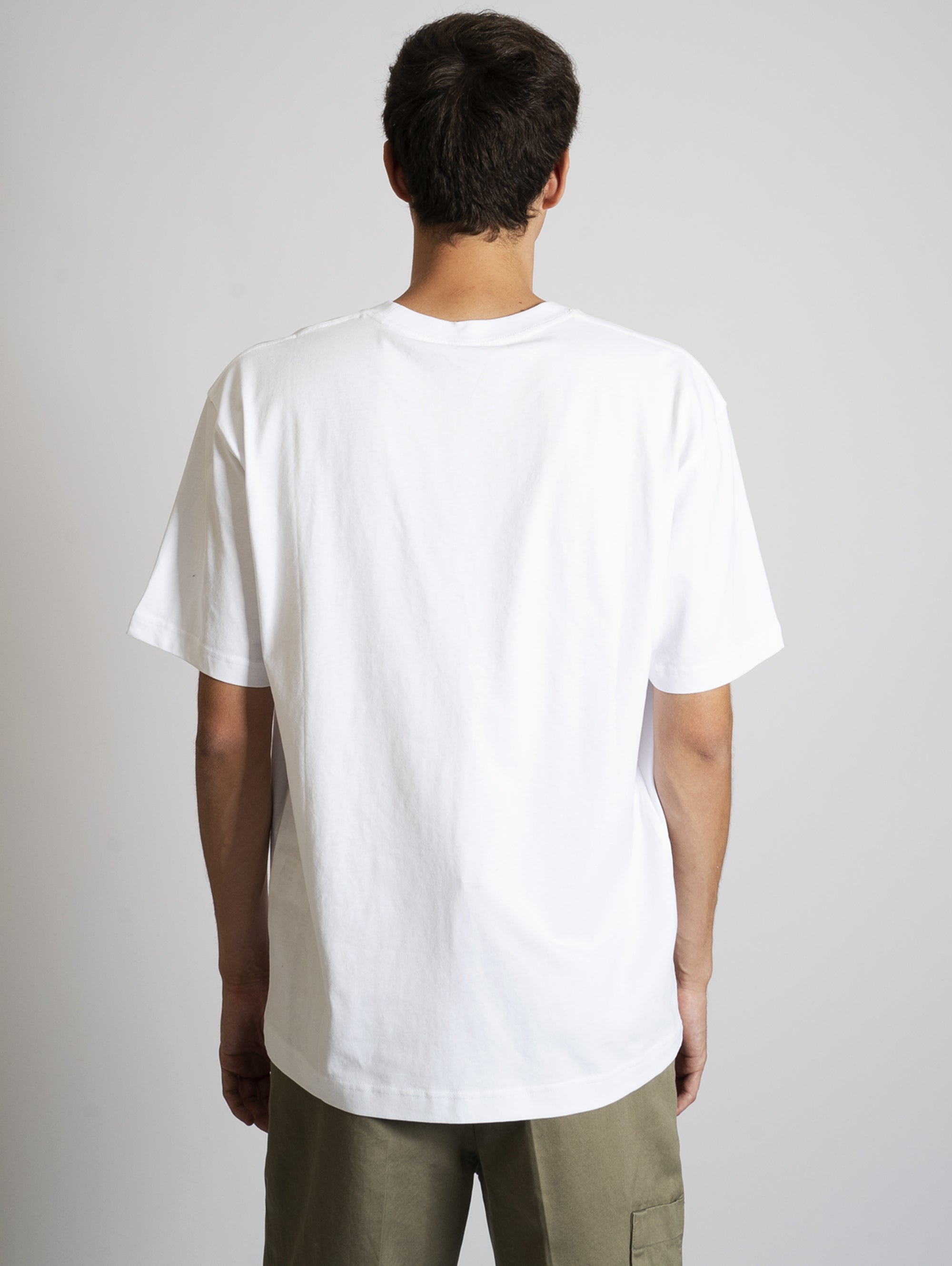 T-shirt with White Print