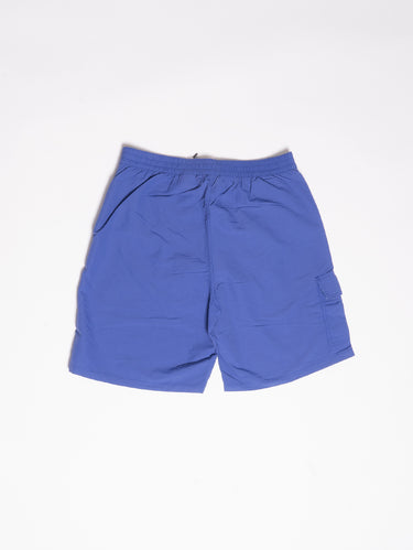 Costume avec poche latérale bleue