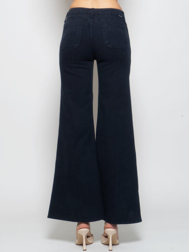 Denim with Patch Pockets Blue