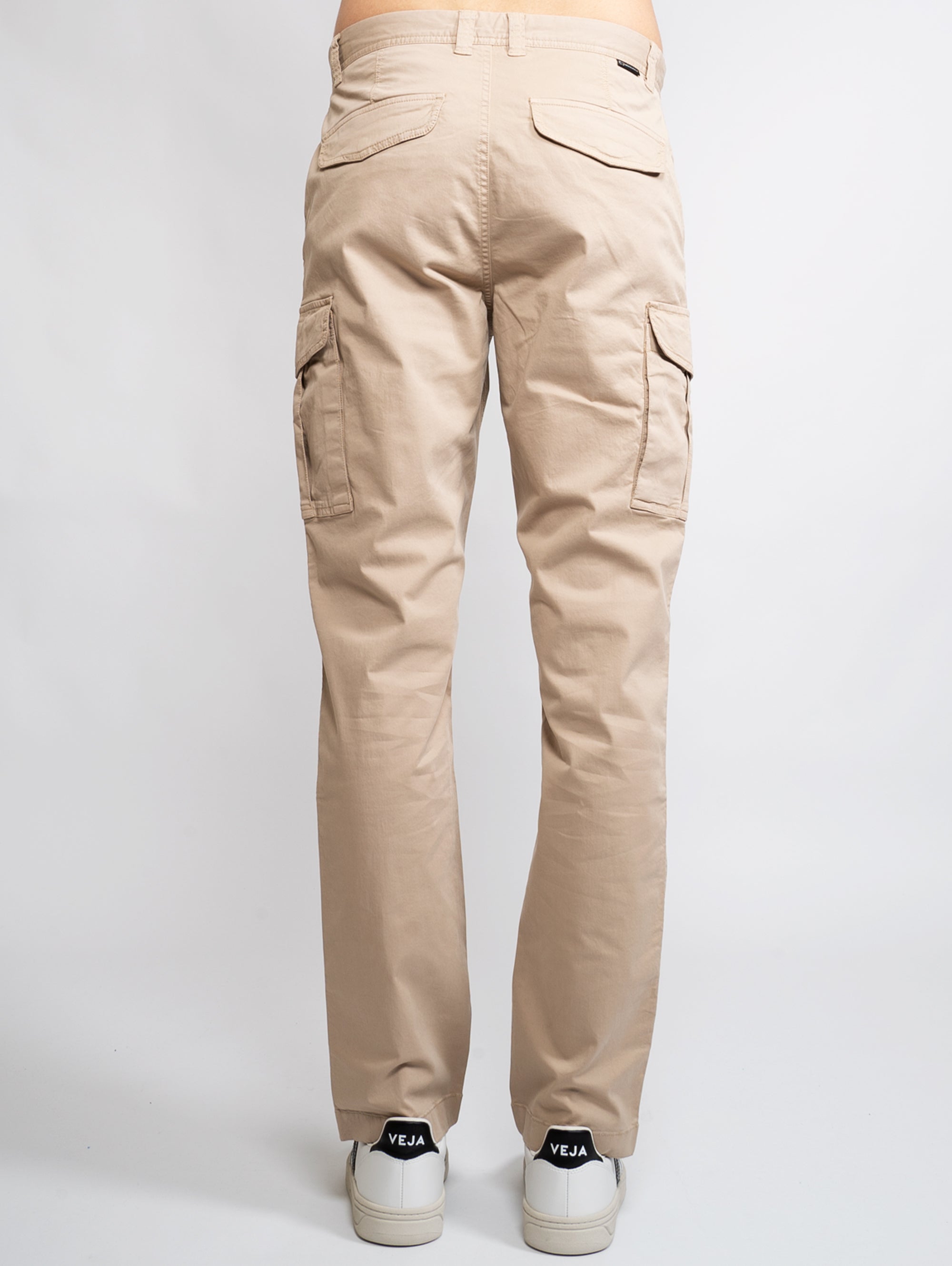Pantaloni Cargo Beige
