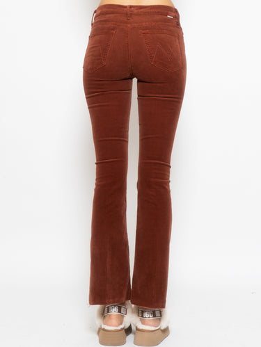 Pantalon en velours côtelé Marron