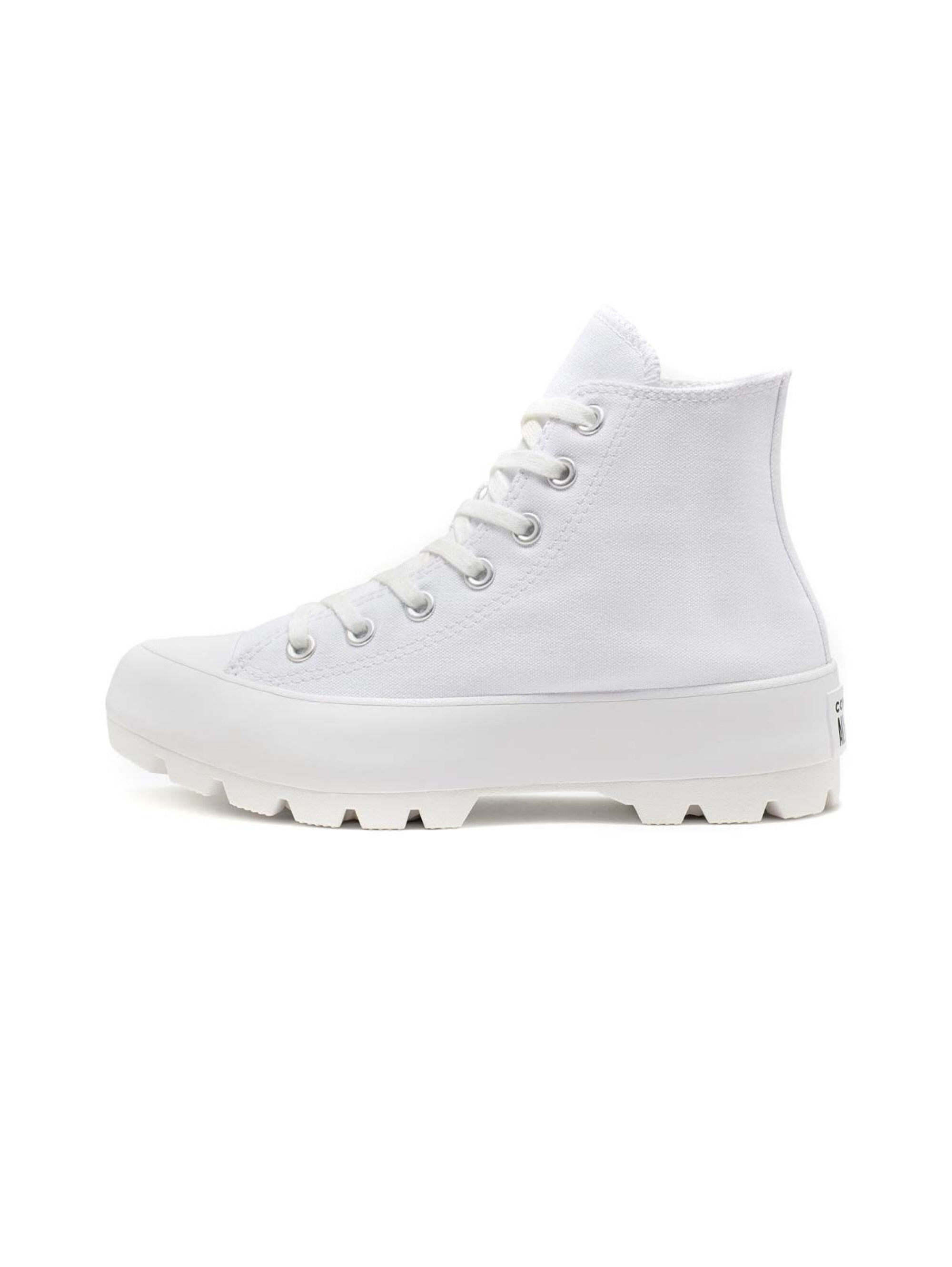 Canvas Sneakers with White Notched Sole