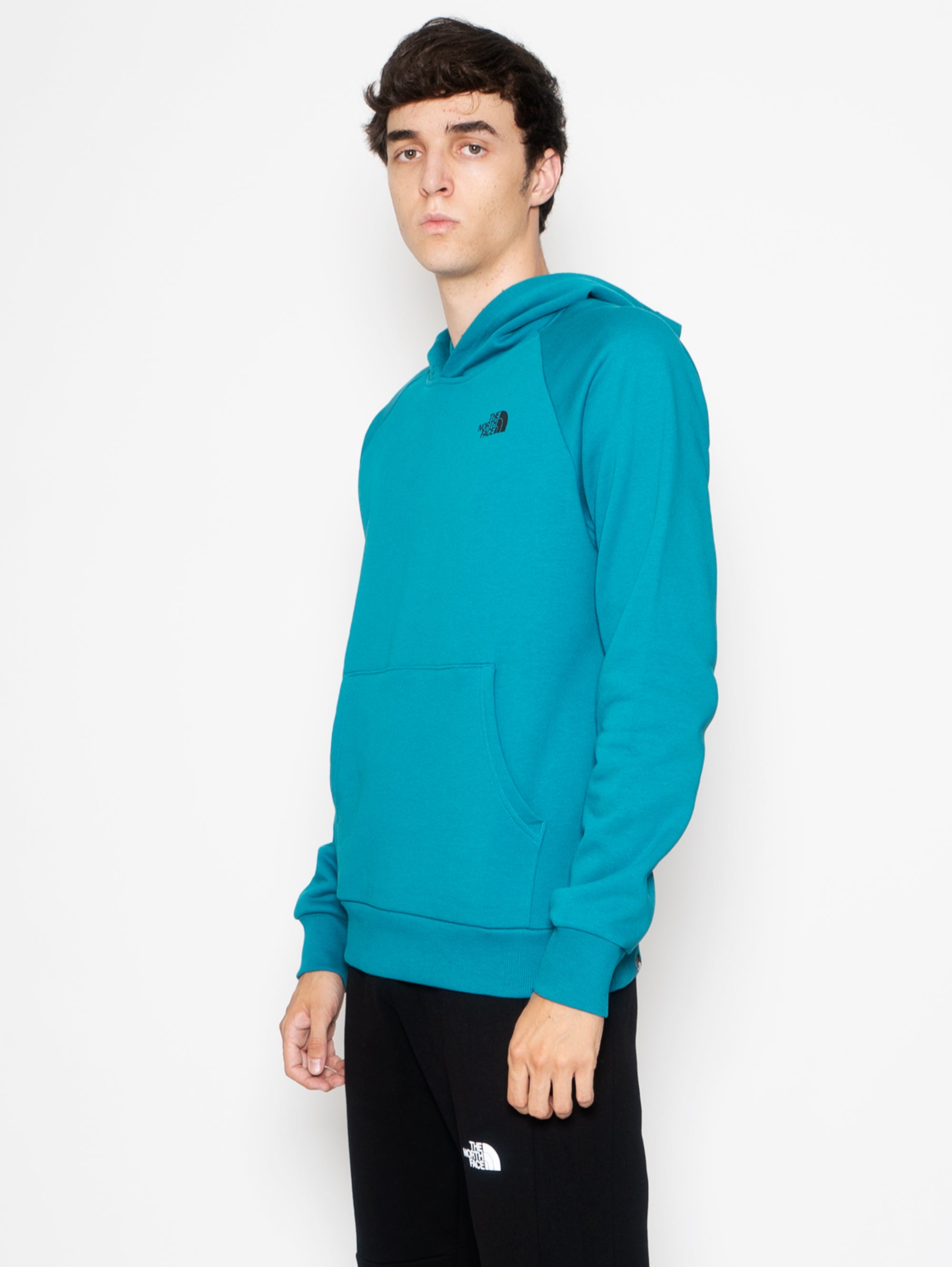 Sweatshirt mit blauem Logo auf der Rückseite