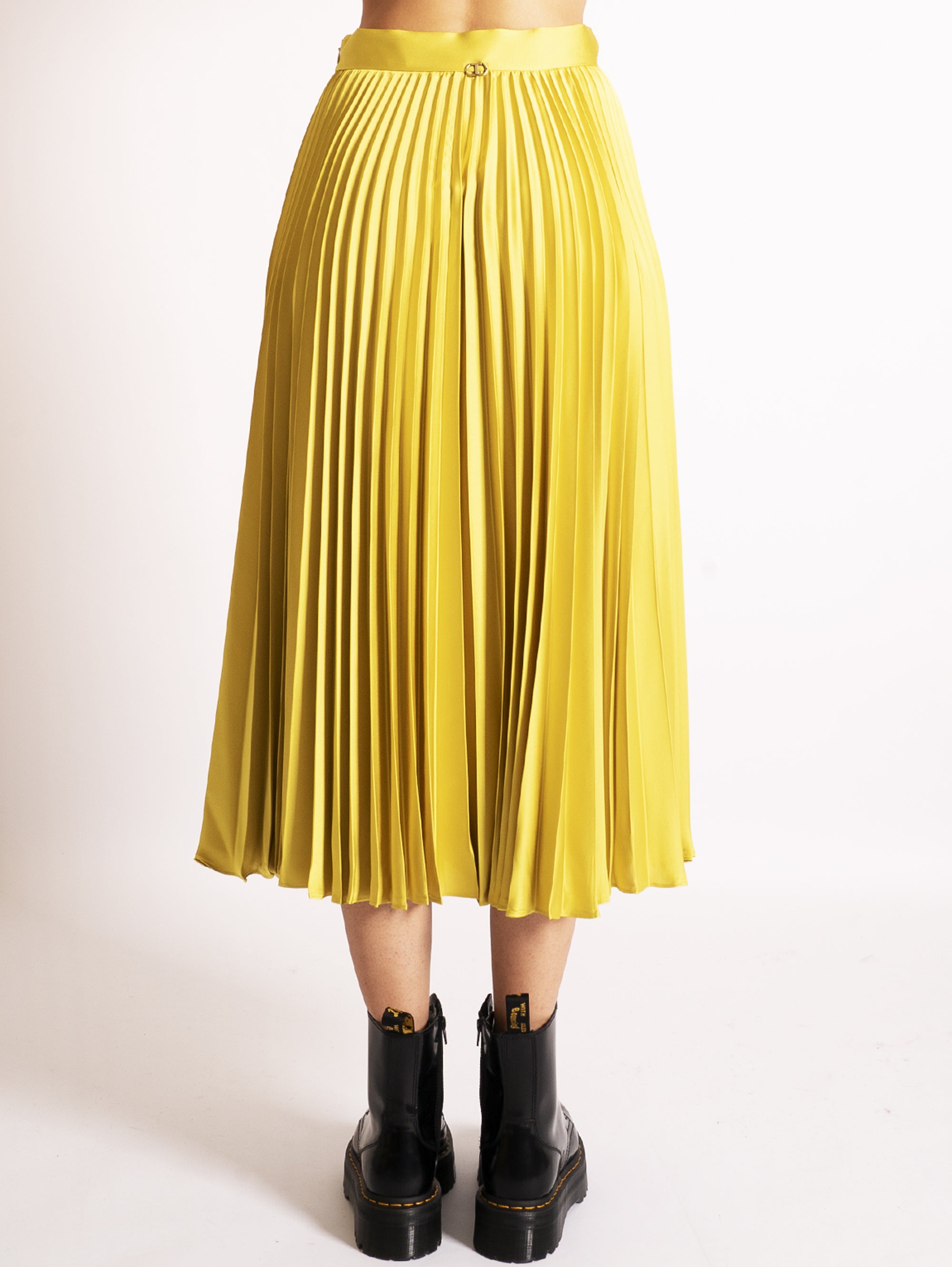 Narcissus Pleated Long Skirt