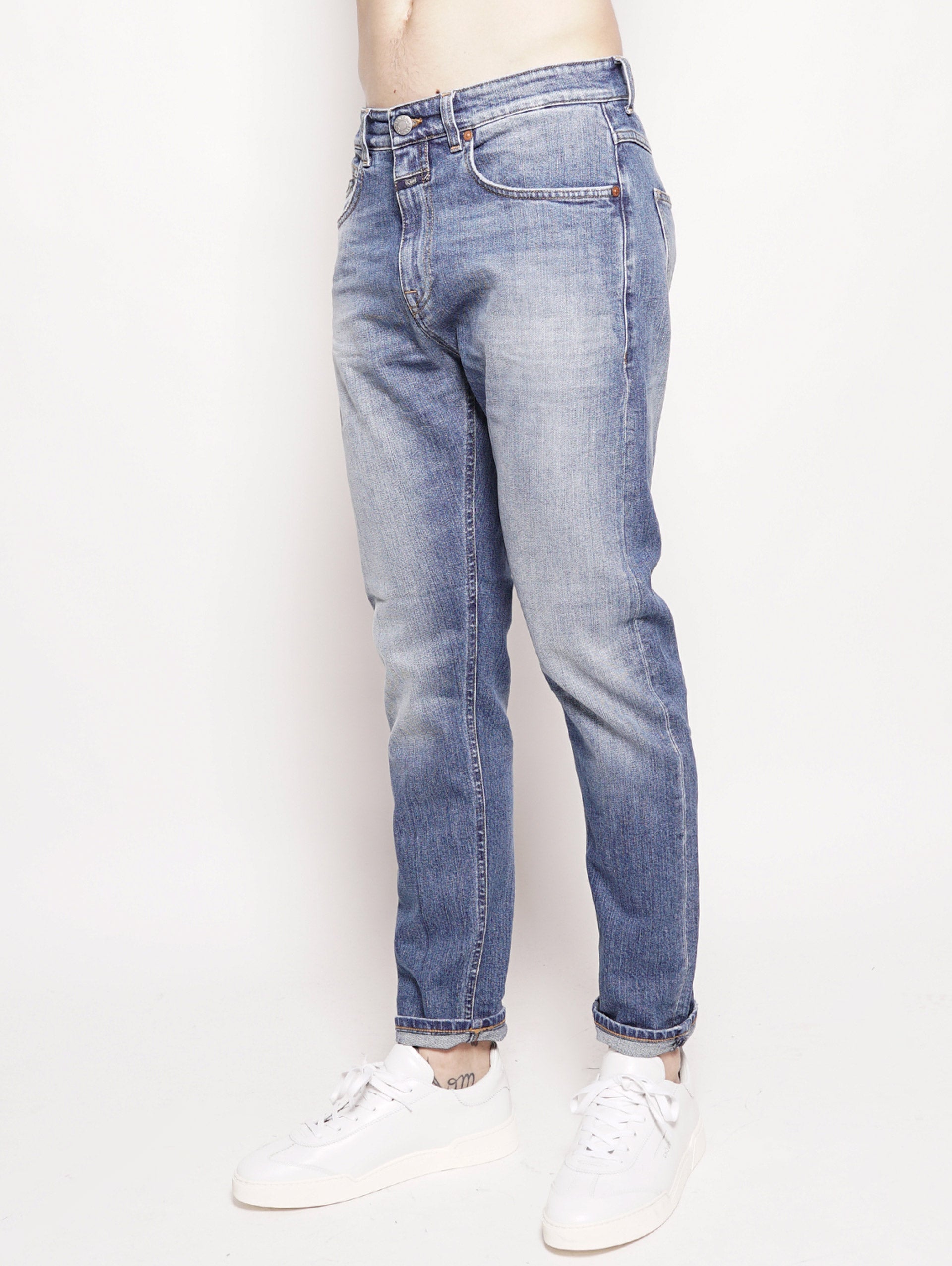 Cooper Tapered Organic Blue Denim Denim-Jeans-CLOSED-TRYME Shop