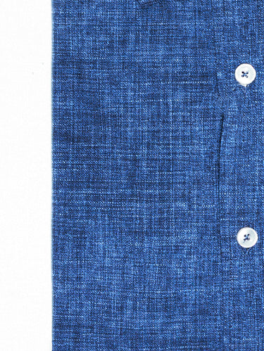 Denim-Effekt-Hemd Blau