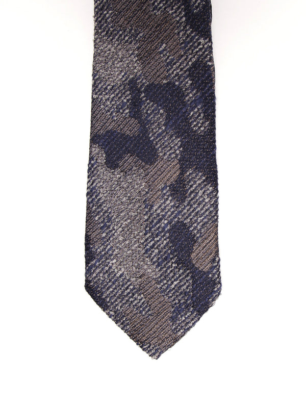 Cravatta camouflage 2232K505 173400 Blu/Marrone/Grigio-Cravatta-MANUEL RITZ-TRYME Shop