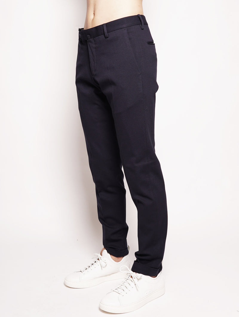 Pantaloni sartoriali in cotone stretch - BG03S Blu-Pantaloni-BRIGLIA 1949-TRYME Shop