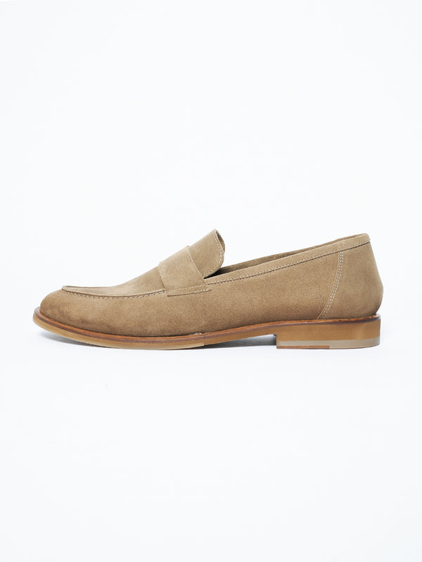 SEBOY'S-Mocassini in Suede Taupe-TRYME Shop