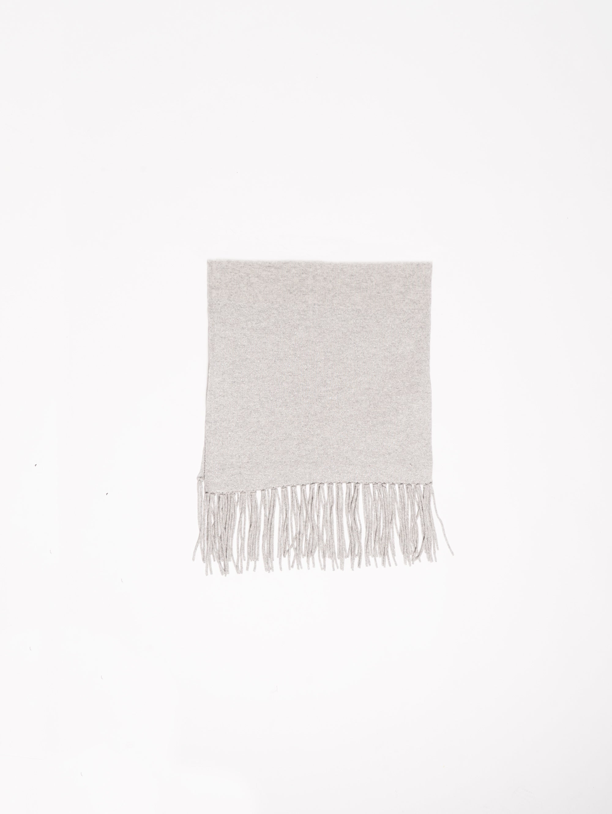 Scarf with Fringes - Pearl