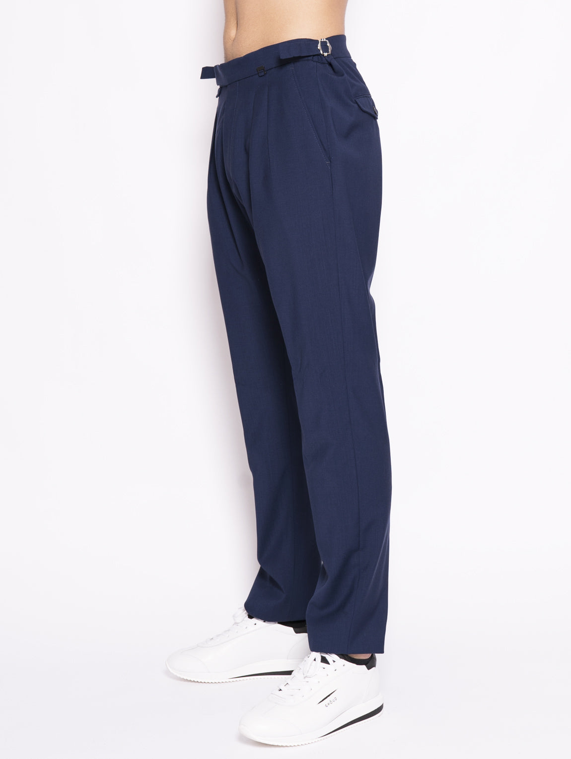 Trousers with Royal Adjustable Belt