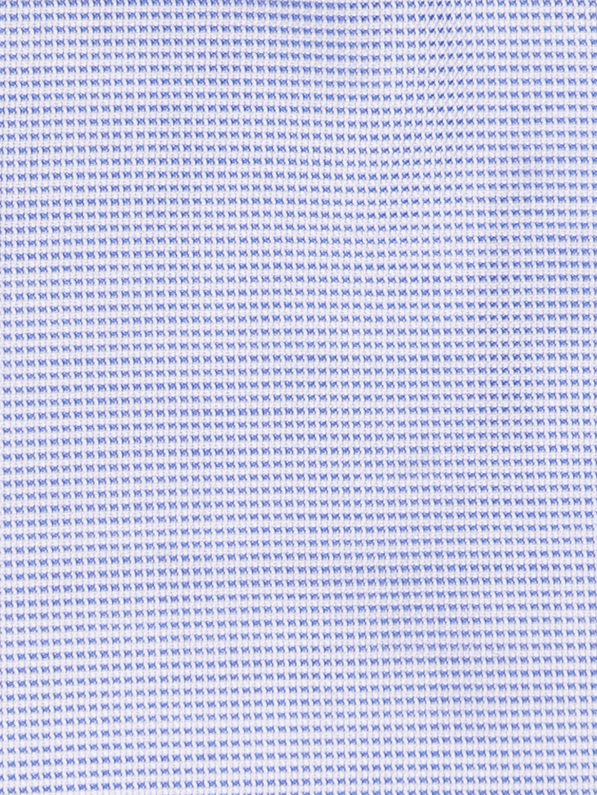 Wrinkle Free Shirt in Micro Pattern - Blue
