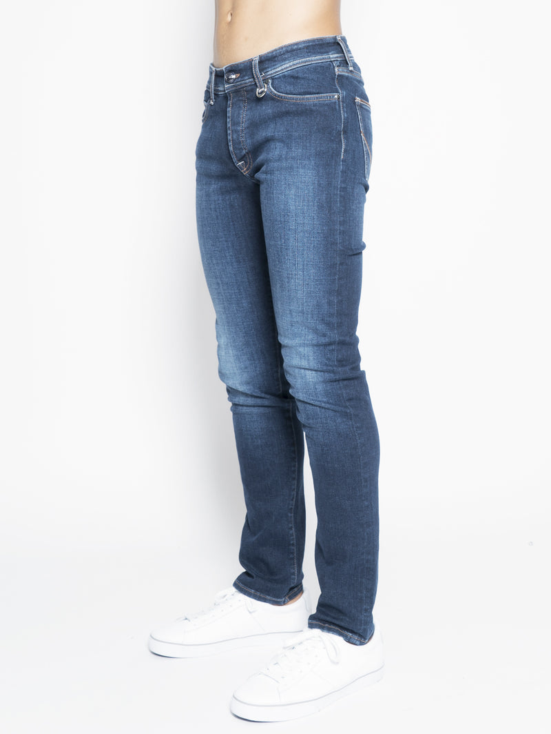 Jeans W RR'S Stretch Isaac Blu