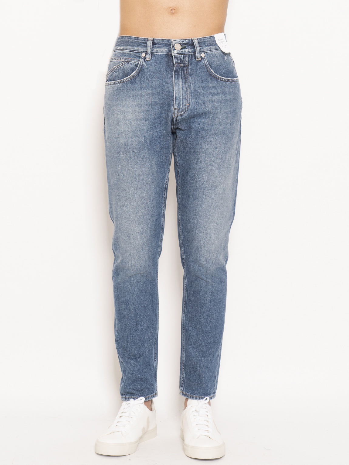 CLOSED-Jeans Cooper Tapered Relaxed Cropped Blu-TRYME Shop