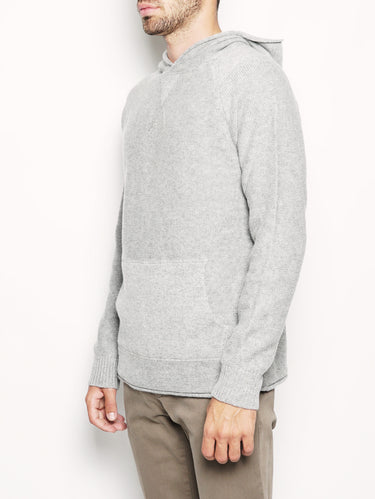 Maglia con cappuccio - AU-6503C Grigio-Maglieria-Alpha Studio-TRYME Shop