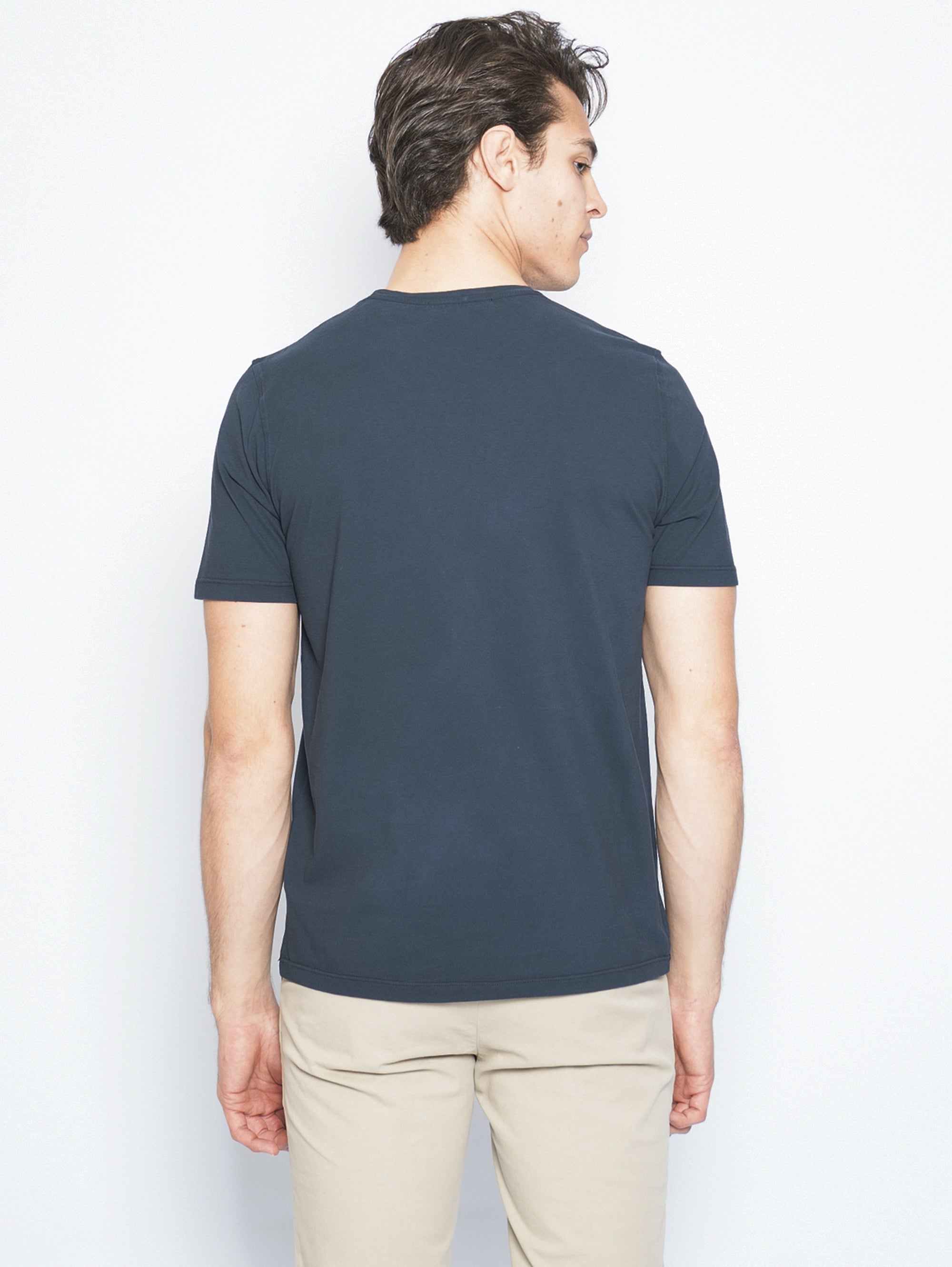 T-Shirt aus Jerseyblau