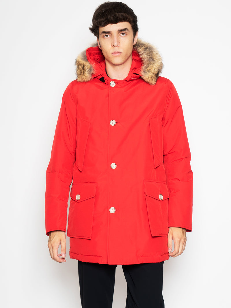 WOOLRICH-Giaccone Parka in Ramar Rosso-TRYME Shop